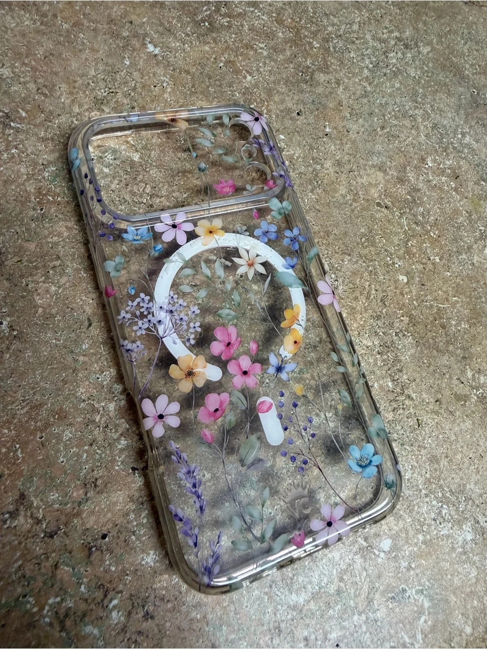 Iphone 17 pro max Velvet Caviar Clear Floral MagSafe Phone Case